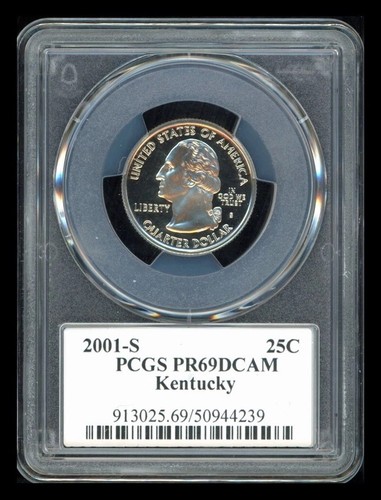2001 S Kentucky State Quarter PCGS PR69 DCAM - Picture 2 of 2