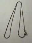 Vintage Sterling Silver 925 S-Link Design  24” Chain Necklace Ring Clasp 4.5 G