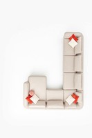 Ecksofa U Form Polstersofa Modern Luxus Wohnzimmer Ecksofa Wohnlandschaft