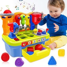 Musical Learning Workbench Toy Set for Toddlers Age 1-2