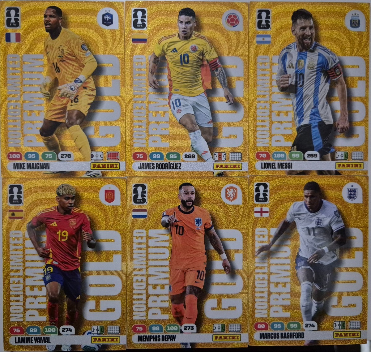 Panini FIFA World Cup 2026 Premium Gold Limited Edition Messi