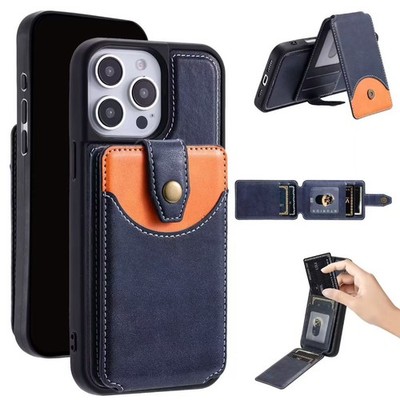 Magnetic Charge Card Slot Wallet Phone Case For Xiaomi Poco X5 X6 5G M6 Pro