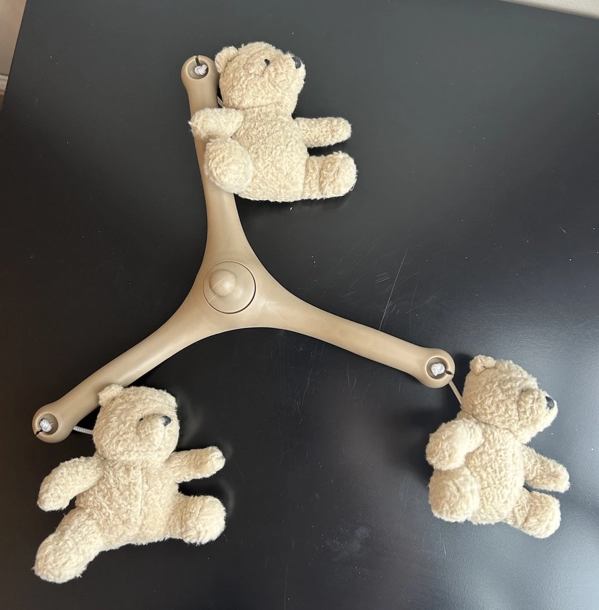 Graco Baby Swing Replacement Part Mobile Toy Bar Plush Bear Bears HTF