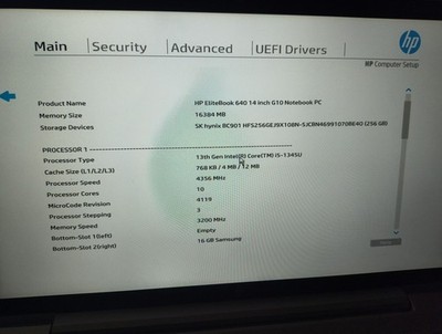HP Elitebook 640 14 Inch G10  Notebook PC