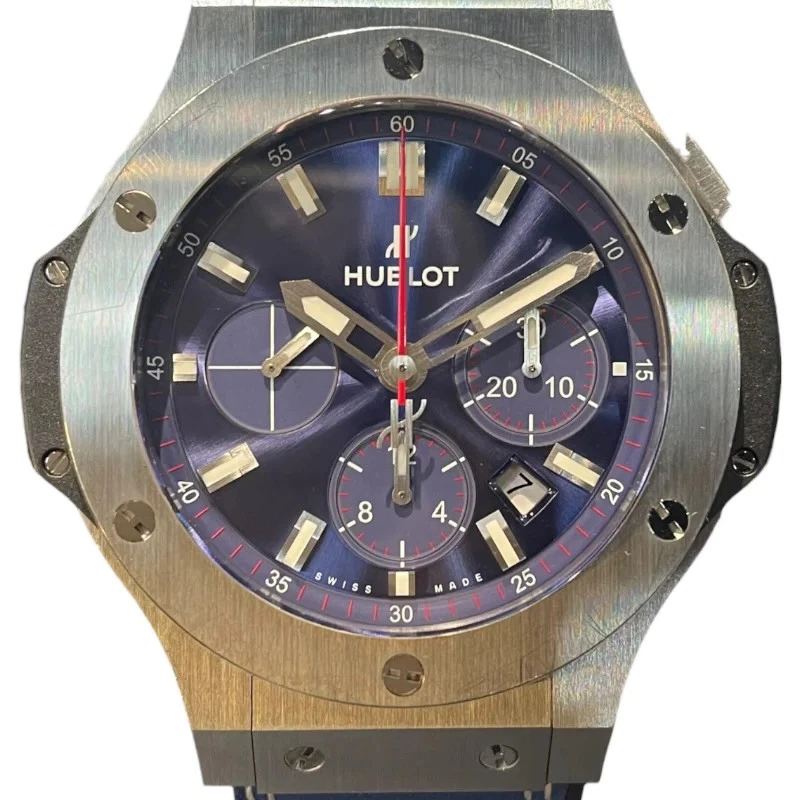 Hublot — HUBLOT Big Bang 301.SX.7123.VR.FCJ15 44mm SS Blue Dial Automatic 2017 #OKW1089