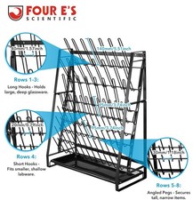 Lab Drying Rack Draining Rack Glassware Clean Dry Stand Steel Wire Dryer Stand