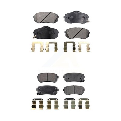 Positive Plus KPF-100104 4-Wheel Set Brake Pad Sets Front & Rear for Tucson Kia