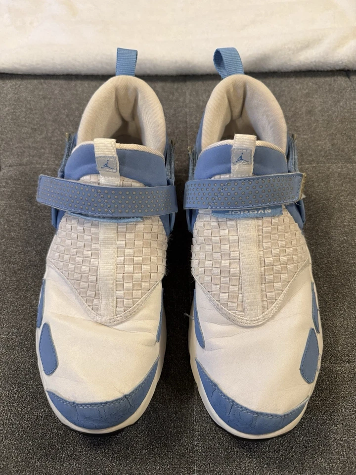 ¡Vintage! Nike Jordan Trunner LX 2005 talla 11 Carolina azul y blanco UNC Michael Foto 3 de 4