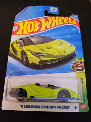 2026 Hot Wheels #2 Exoticars 1/10 '16 LAMBORGHINI CENTENARIO ROADSTER Green New