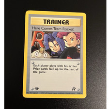 Pokémon Here Comes Team Rocket! Team Rocket 71/82 Rare 1st Edition English