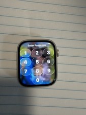Apple Watch Series 7 45mm Black Case with Black Band A2477 