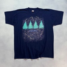 Vintage 90's Colorado Art T-Shirt Men's XL Navy Blue Single Stitch Made in USA