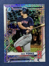 2021 Bowman Chrome Mojo Refractor #BCP-243 Nick Yorke Boston Red Sox