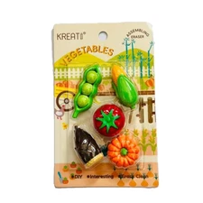 One set cute fruit, vegetable and cute stationary erasers