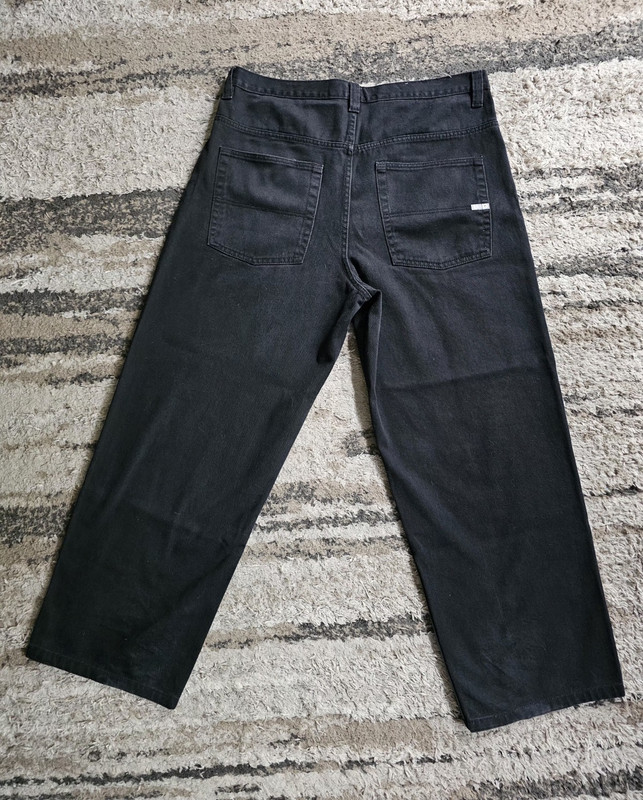 Southpole Men's Jet Black Jeans Baggy Fit Regular Fit 5-Pocket