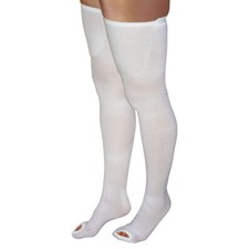 Anti-Embolism Stockings Sm/Reg 15-20mmHg Thigh Hi Insp. Toe