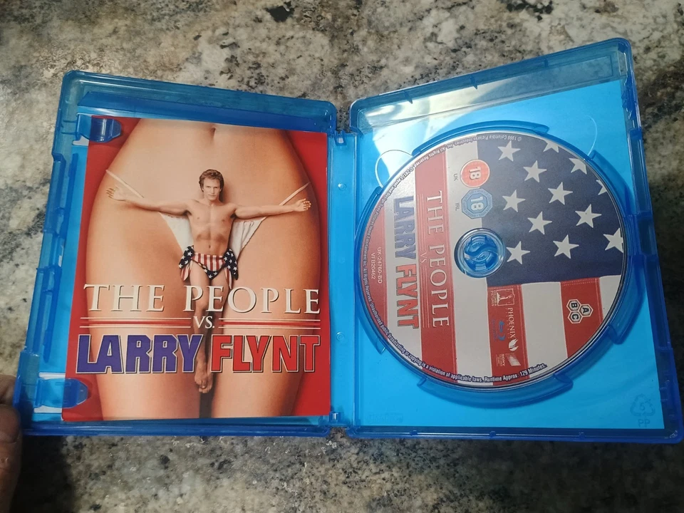 The People vs Larry Flynt Blu-ray Biographical Drama Woody Harrelson - Image 2 of 3
