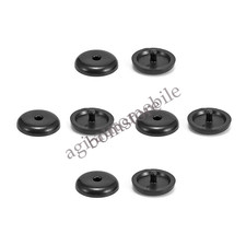 4Set Black Universal Seat Belt Stopper Clip Buckle Holder Stop Button Clips