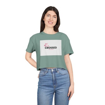 Women's Crop Tee- T-Shirt Court Femme Mode Streetwear Tendance - Sty