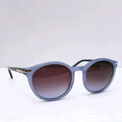 Isaac Mizrahi 30246 Sunglasses Full Rim 51-21-135 Round Womens Blue Plastic