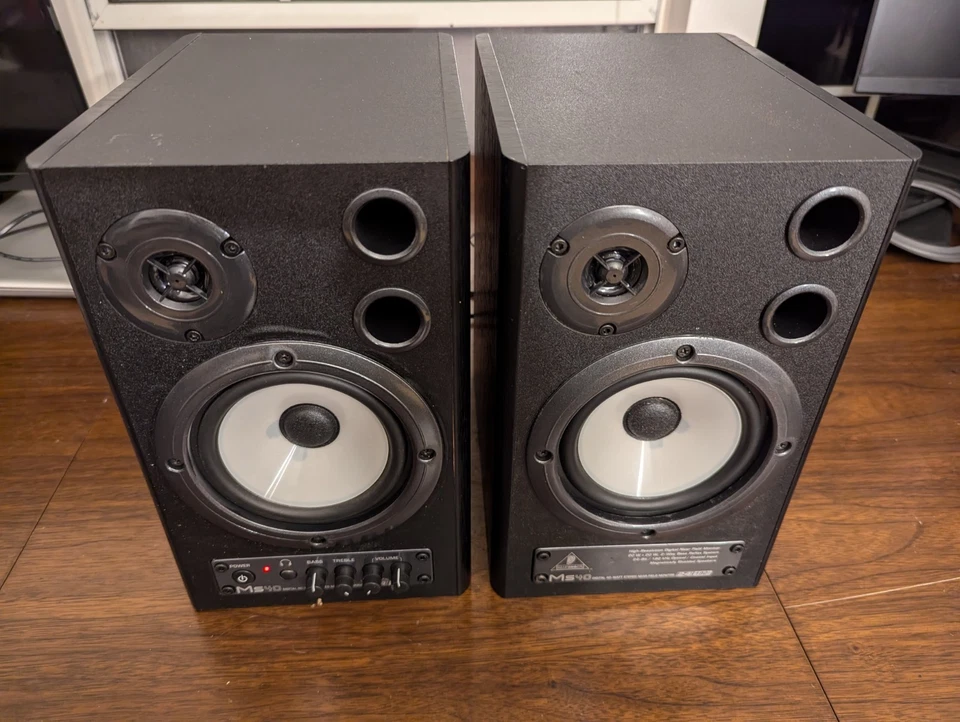 Behringer MS40 Powered Studio Monitors pair Speakers 40 Watt Stereo Near Field - Image 2 of 4
