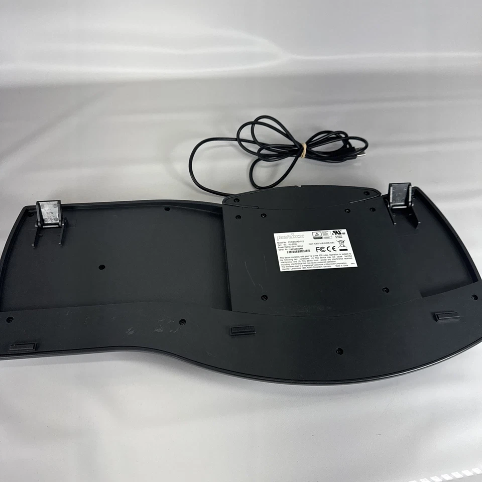 Teclado ergonómico dividido Perixx Periboard-512 diseño ergonómico natural - negro Foto 4 de 4