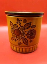 Royal Worcester Palissy 'Sierra' Pattern Lidded Storage Jar Vintage 1970s