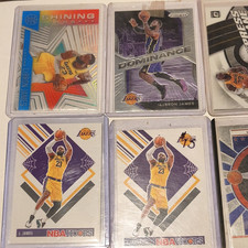 Panini LeBron James Lakers NBA Card Lot Hoops Prizm Donruss Select (18)