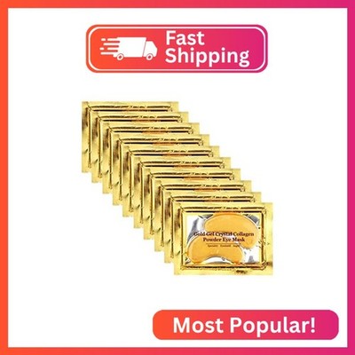 Adofect 30 Pairs Under Eye Patches -Reduce Eye Bags -24K Gold Eye Mask Collagen