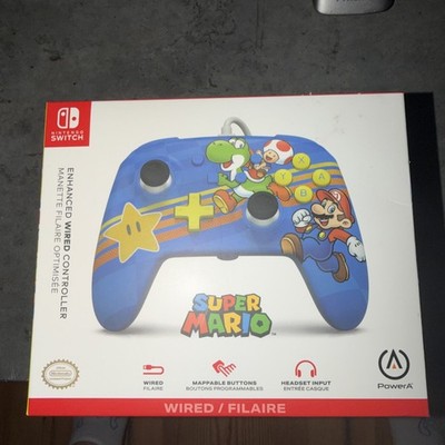 Nintendo Switch Controller Super Mario Headset Input (NEU & OVP!)