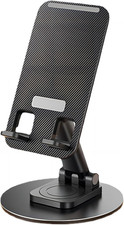 Cell Phone Stand, Adjustable Phone Holder 360  Rotation Fully Foldable Desktop D