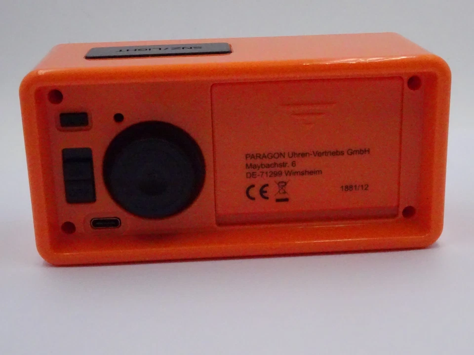 ATLANTA Top-Marke Funk Wecker Digital Weckwiederholung Beleuchtung Retro 1881/ - Bild 4 von 4