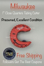 EUC Preowned MILWAUKEE 48-22-4262  1" Close Quarters Copper Tubing Cutter