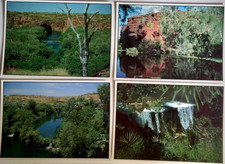 4 x Lawn Hill National Park, Queensland ~ Robert Brown Postcards