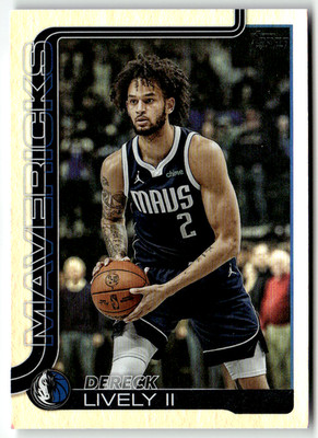 Topps NBA Flagship 2025 Basketball No. 172 Dereck Lively II Rainbow Holofoil