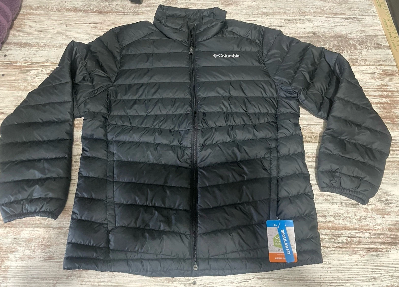 NWT Columbia Foster Falls Omni-Shield Zip Puffer Jacket Black Mens Medium
Opens in a new window or t
