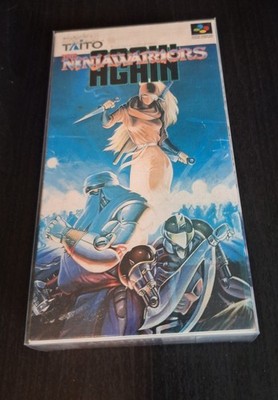 Ninja Warriors Again, Super Famicom Japanese CIB Rel nice condition