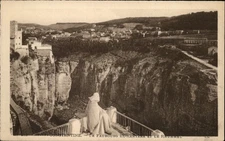 Constantine Le Faubourg El Kantara Et Le Rhumel Algeria vintage postcard g162