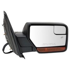 TRQ Passenger Side Mirror Assembly Power Heated Memory Turn Signal Puddle Lig...