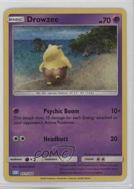 Drowzee Holo Pokemon TCG Classic Blastoise Deck (CLB) #011