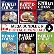 6x Standard Catalog of World Coins 1601-2018/ Digital Version / BEST SELLER #61
