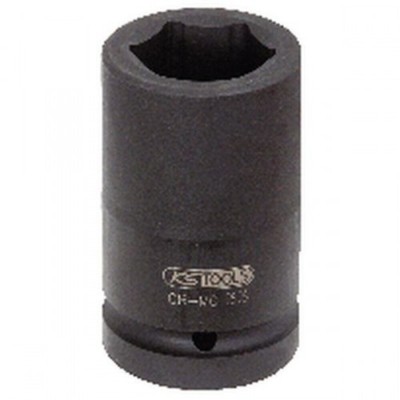 KS Tools Stecknuss 6-kant, 1 Zoll Antrieb, 90 Mm Lang – Aus Chrom-Vanadium Für Profi & Heimwerker