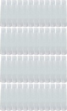 48PK 14 Inch Kids Tube Socks, Cotton Bulk Sport Socks Size 4-6 White 