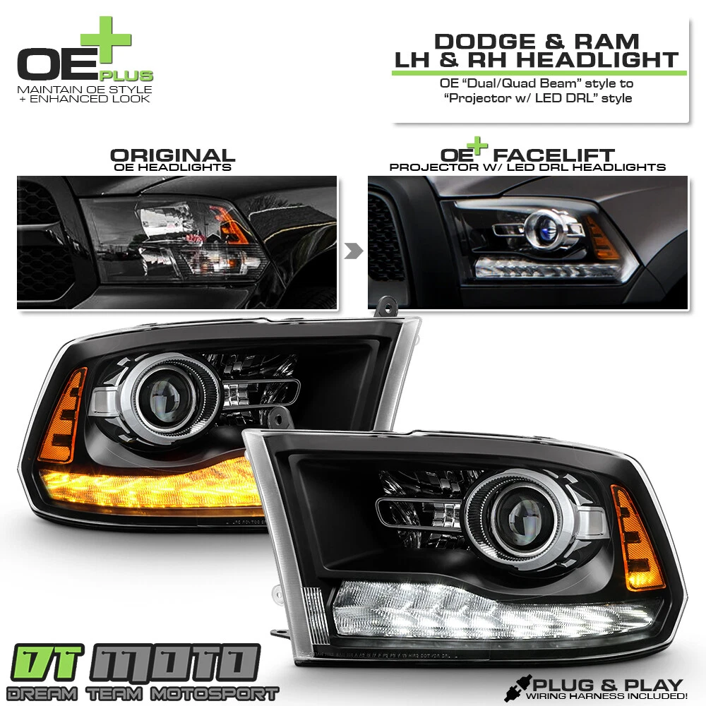 Dodge ram sale door projector lights
