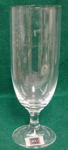 Mikasa VIVENDI Footed Pilsner Beer Glasses (9") SET OF TWO MINT IN BOX - Picture 3 of 4