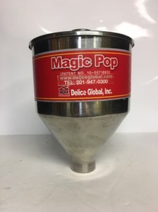 KIM'S MAGIC POP RICE CAKE MACHINE *HOPPER* w/LID FOR DMP-1 *FREE SHIPPING*