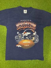 90s Denver Broncos - Big Logo - Vintage NFL Tee Shirt Large 