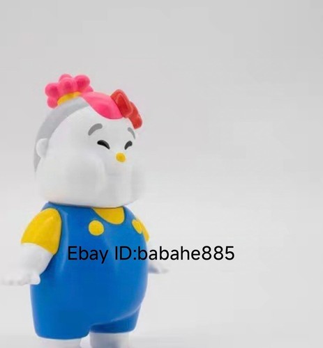 UNBOX Sanrio Hello Kitty Chubbi Chunk Blue Christmas Limited Vinyl H9cm(3.5inch) - Picture 3 of 5