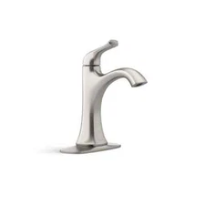 KOHLER Sundae Single Handle Single Hole Bathroom Faucet , Vibrant Brushed Nickel