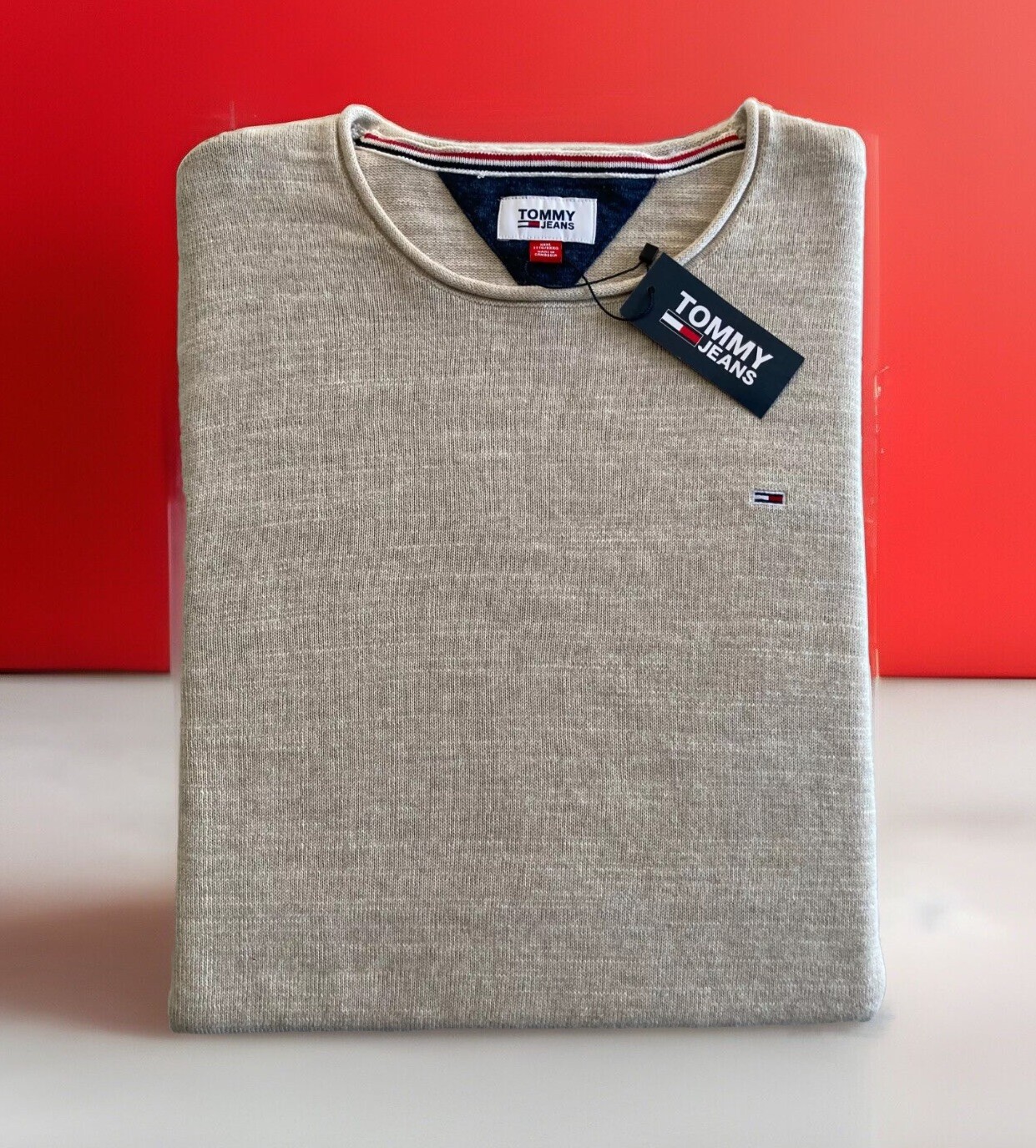 's New Sweater  Pullover  Brown Crew-neck  Xxxl 3xl